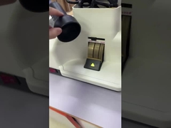 V Edger auto de pulido de la lente del tenedor doble con Diamond Wheels 18m m