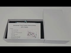 Cuadro de ensayo universal de titanio óptico oftálmico ajustable